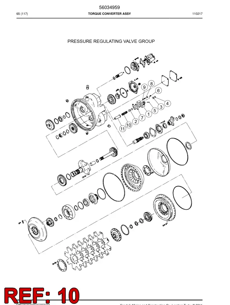 04700988 047 009 88 Spring - Sandvik Technical Drawing