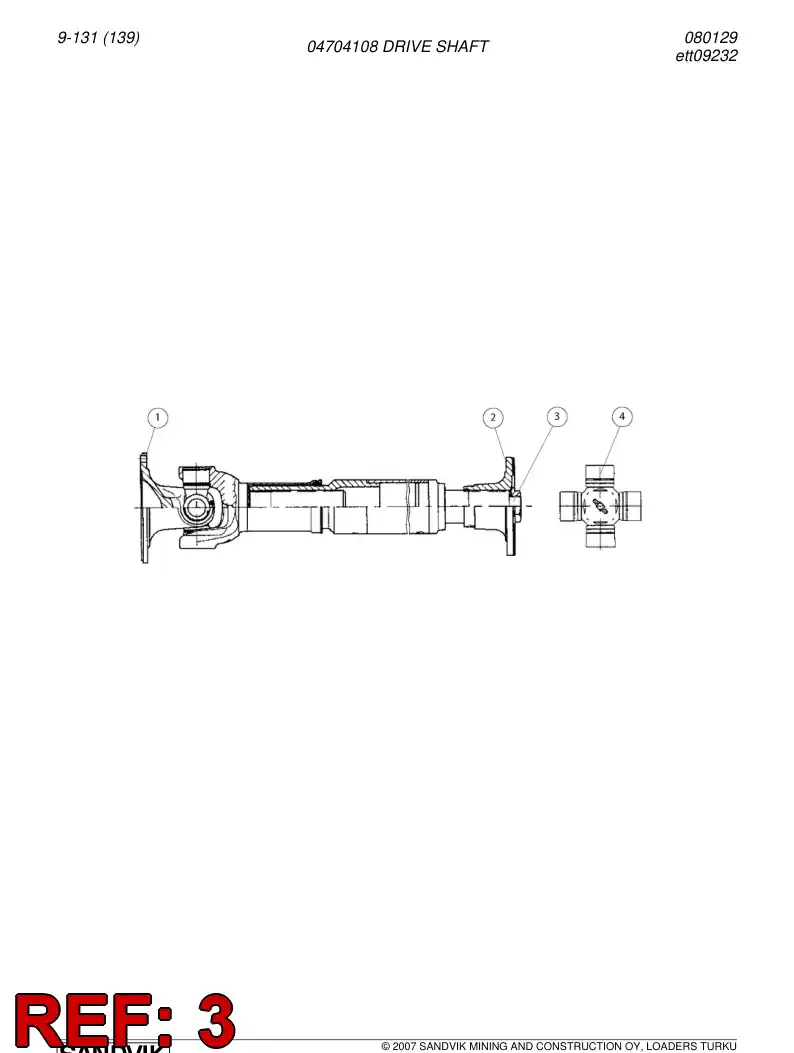04704217 047 042 17 Nut - Sandvik Technical Drawing