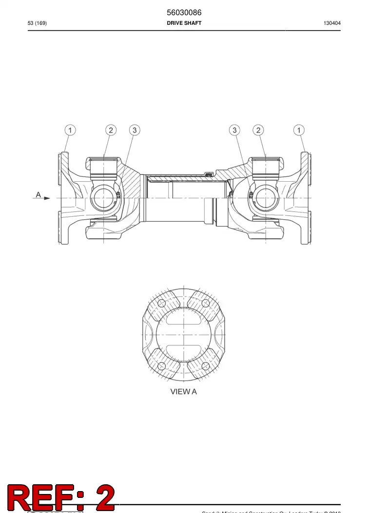 04704254 047 042 54 SEAL, Universal - Sandvik Technical Drawing
