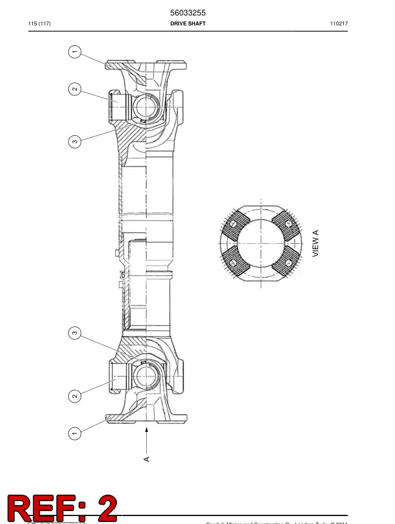 04704266 047 042 66 SEAL, Universal - Sandvik Technical Drawing