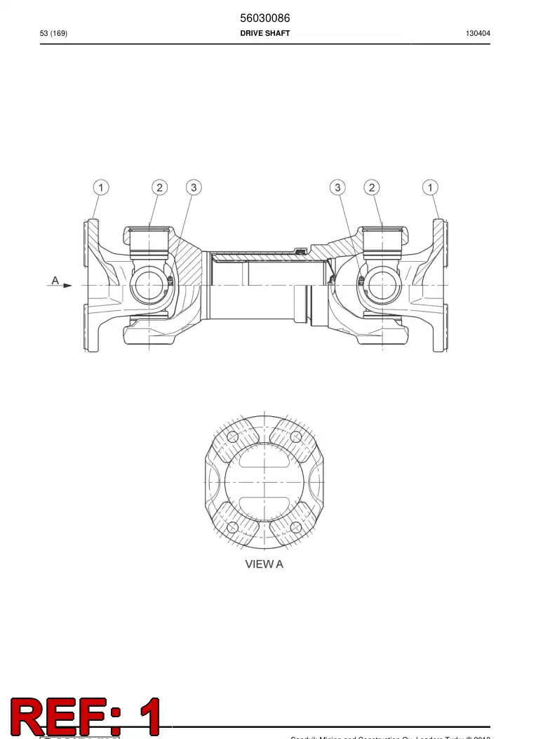 04704272 047 042 72 Flange - Sandvik Technical Drawing