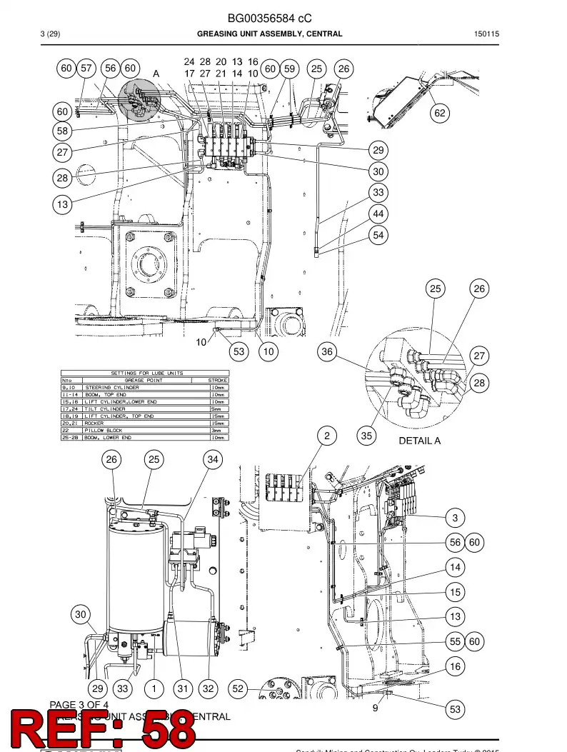 04705936 047 059 36 Clip - Sandvik Technical Drawing