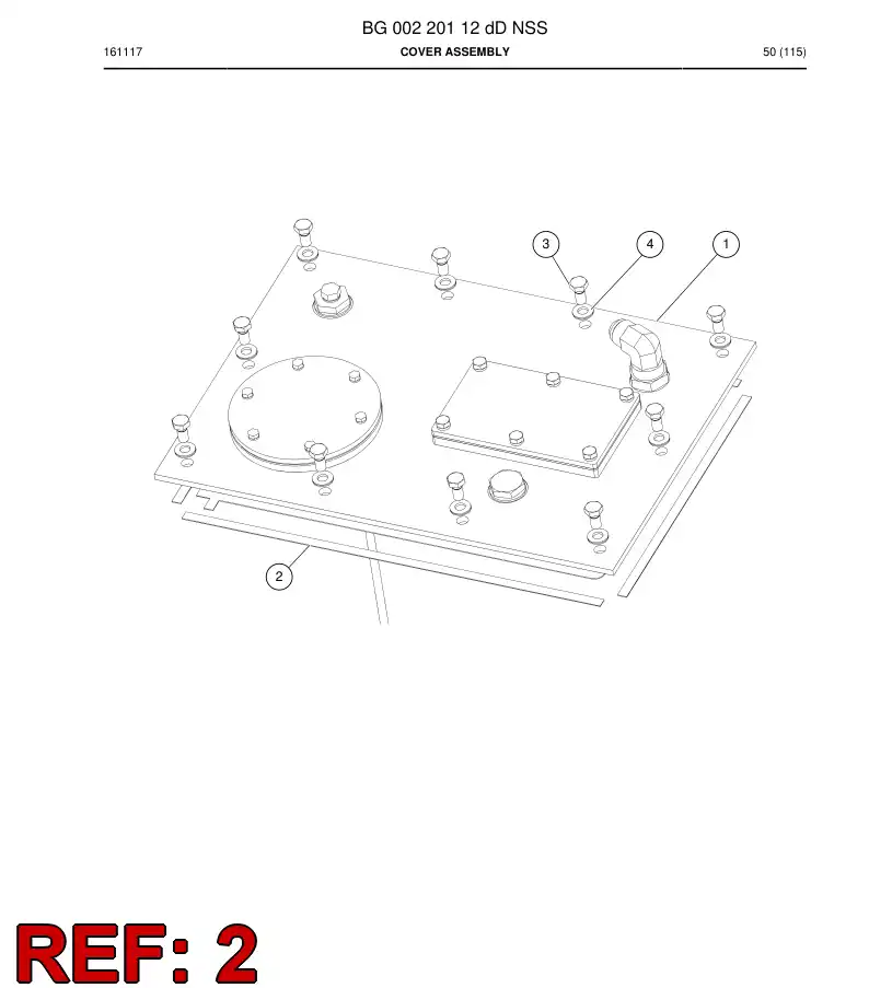 04705972 047 059 72 Seal band - Sandvik Technical Drawing