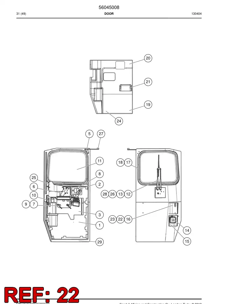 04730729 047 307 29 Washer - Sandvik Technical Drawing