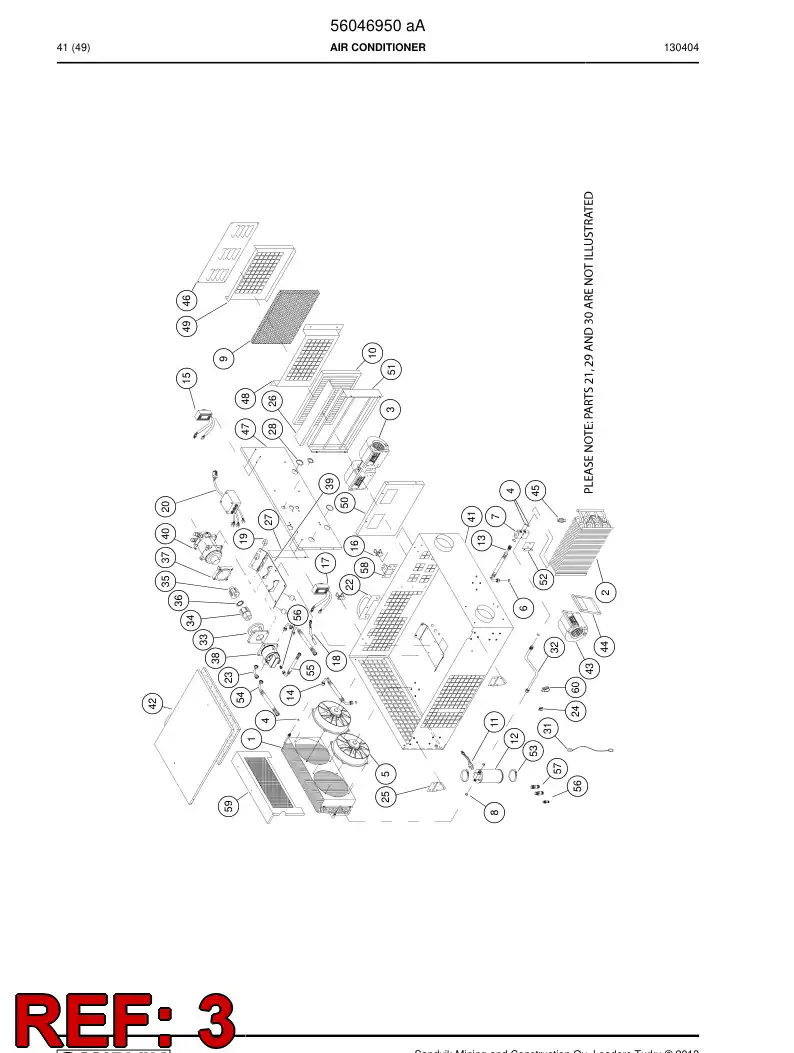 04730907 047 309 07 Fan - Sandvik Technical Drawing