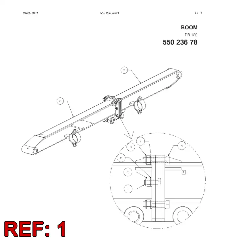 04732063 047 320 63 SCREW - Sandvik Technical Drawing