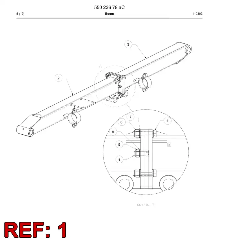 04732063a 047 320 63a Screw - Sandvik Technical Drawing