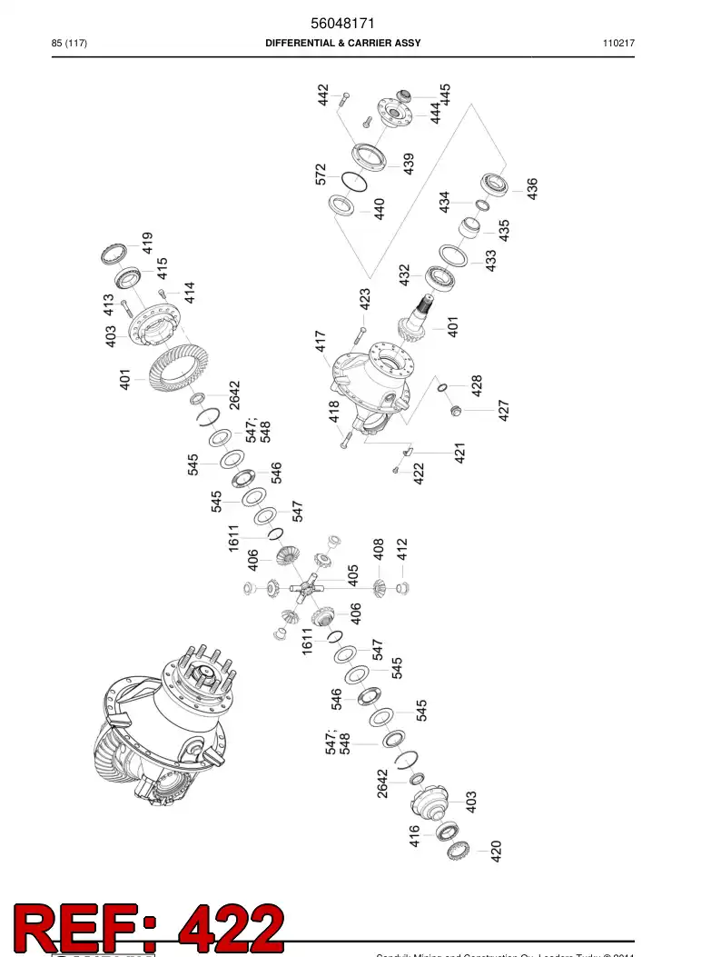04732098 047 320 98 Screw - Sandvik Technical Drawing