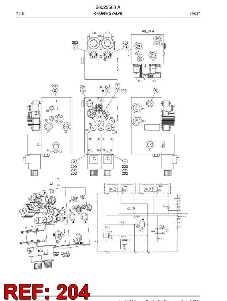 04762085 047 620 85 Seal kit - Sandvik Technical Drawing
