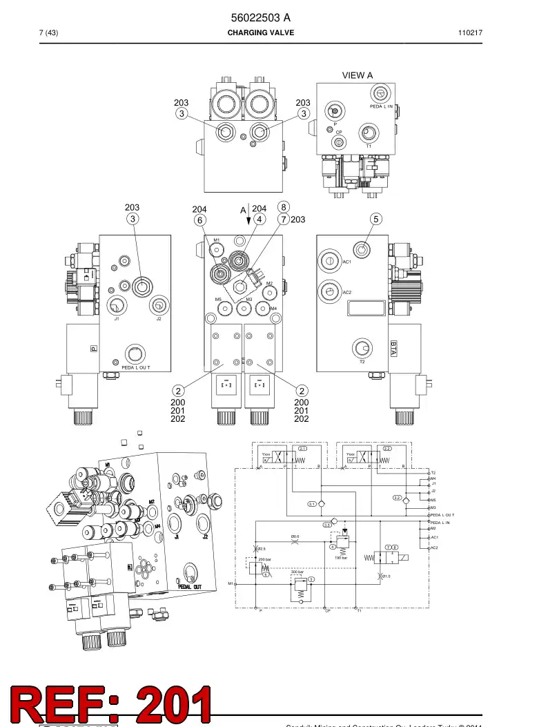 04762138 047 621 38 Nut - Sandvik Technical Drawing