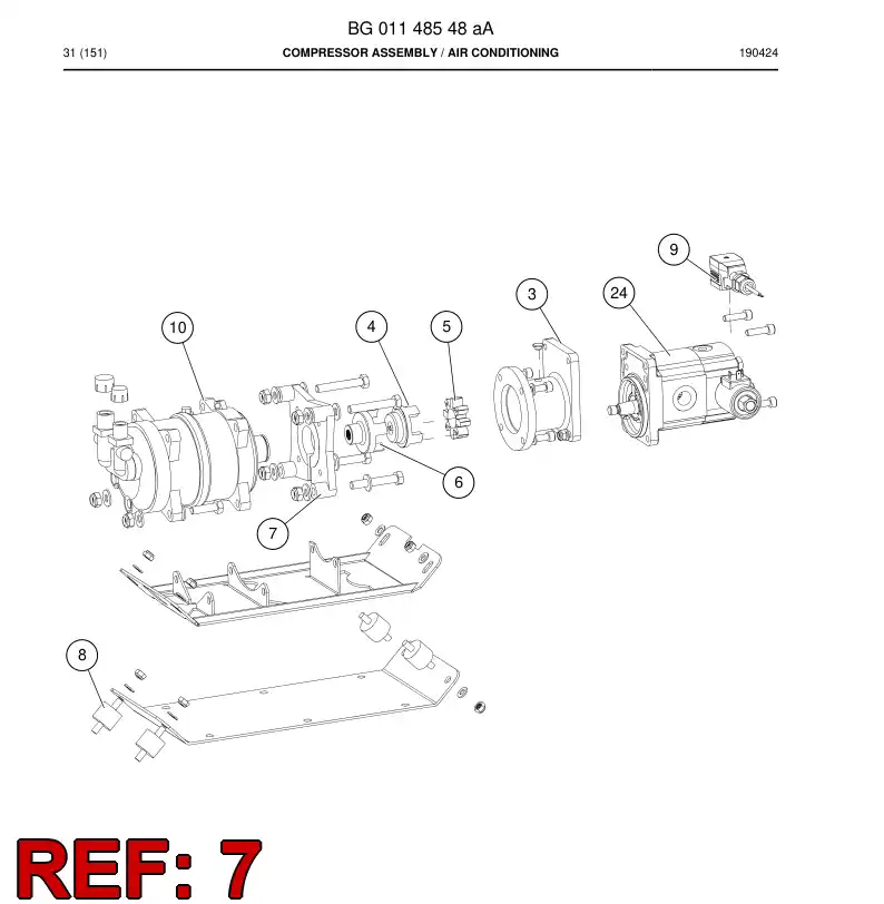 04762155 047 621 55 Fitting piece - Sandvik Technical Drawing