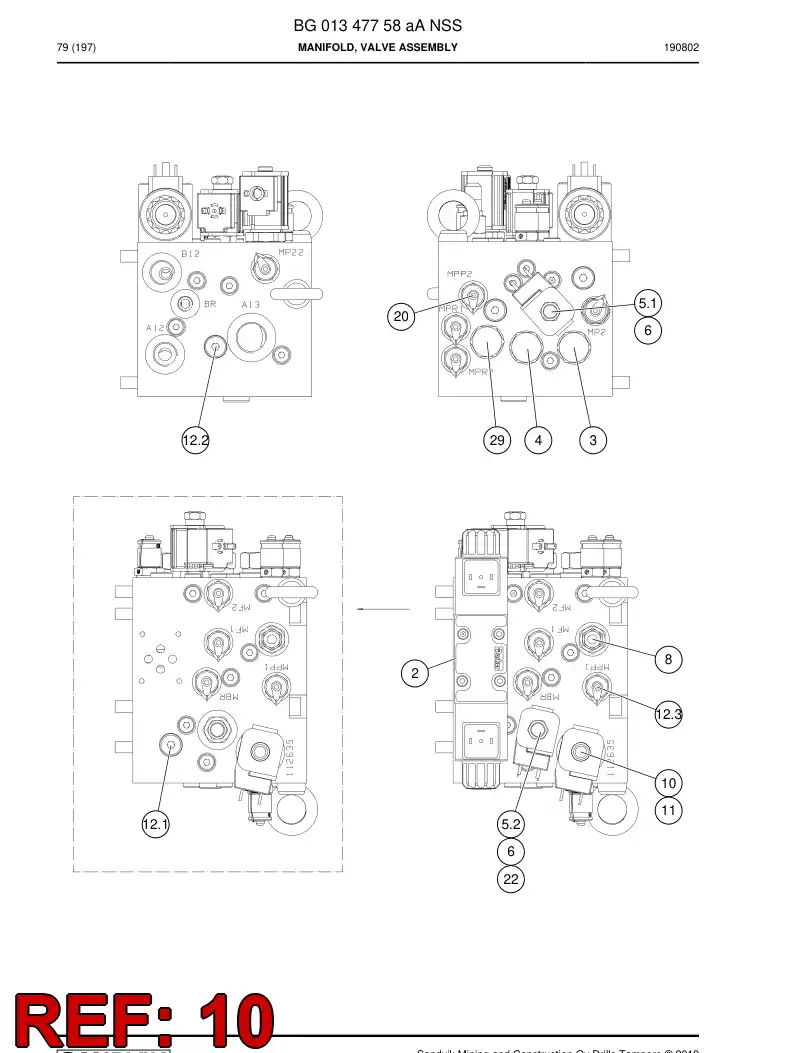 04762208 047 622 08 Cartridge - Sandvik Technical Drawing