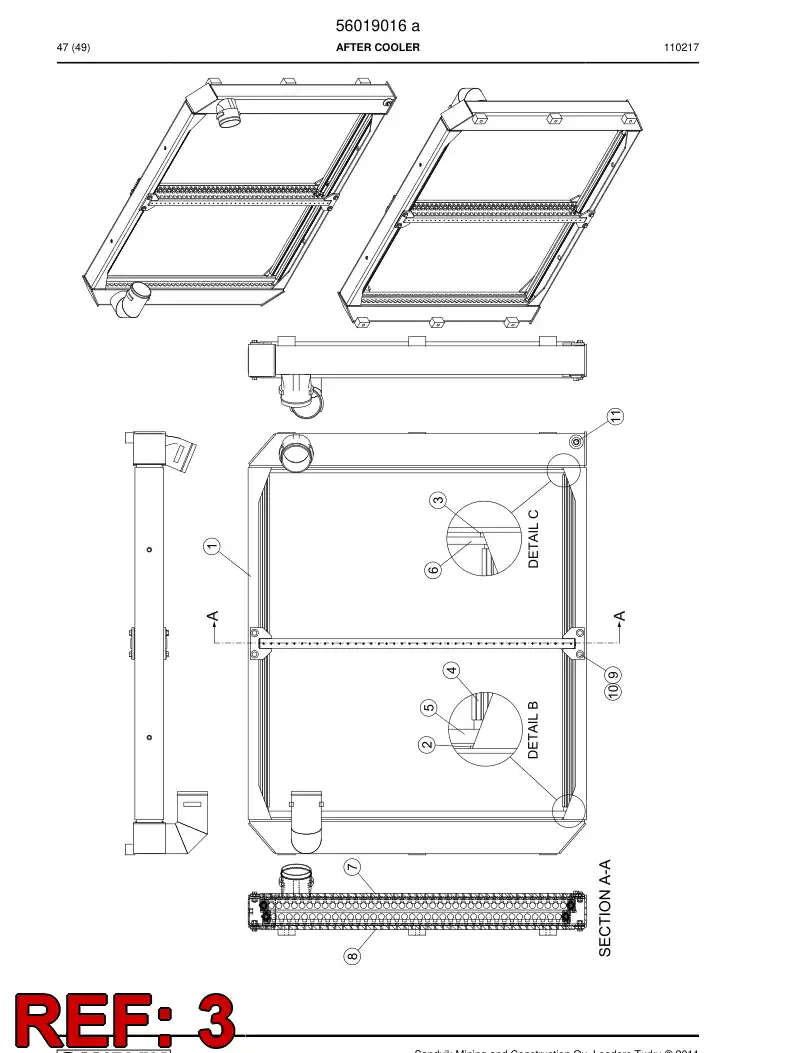 04790080 047 900 80 Seal - Sandvik Technical Drawing