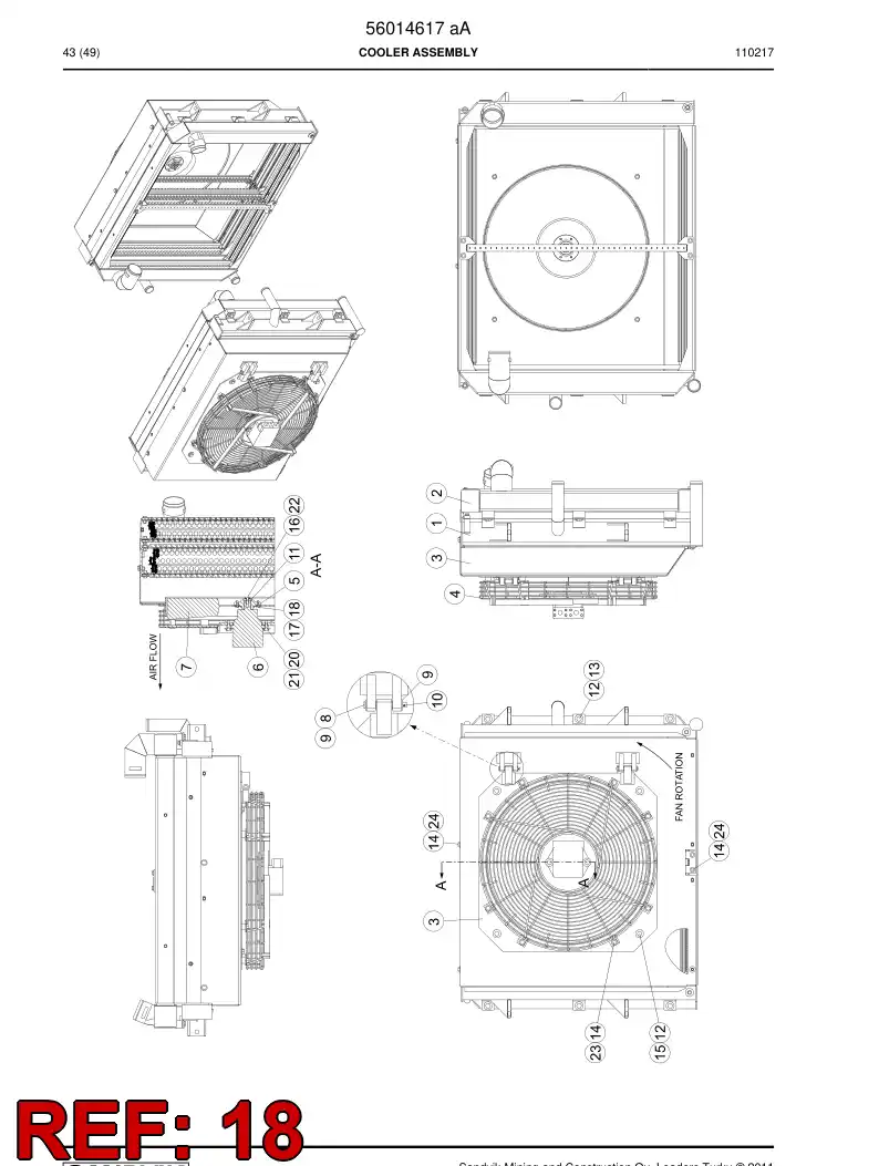 04790365 047 903 65 Washer - Sandvik Technical Drawing