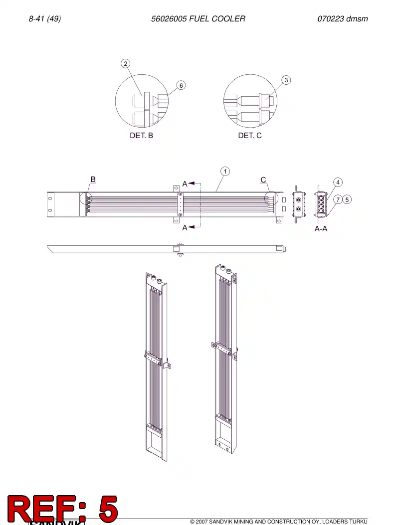 04790370 047 903 70 Washer - Sandvik Technical Drawing