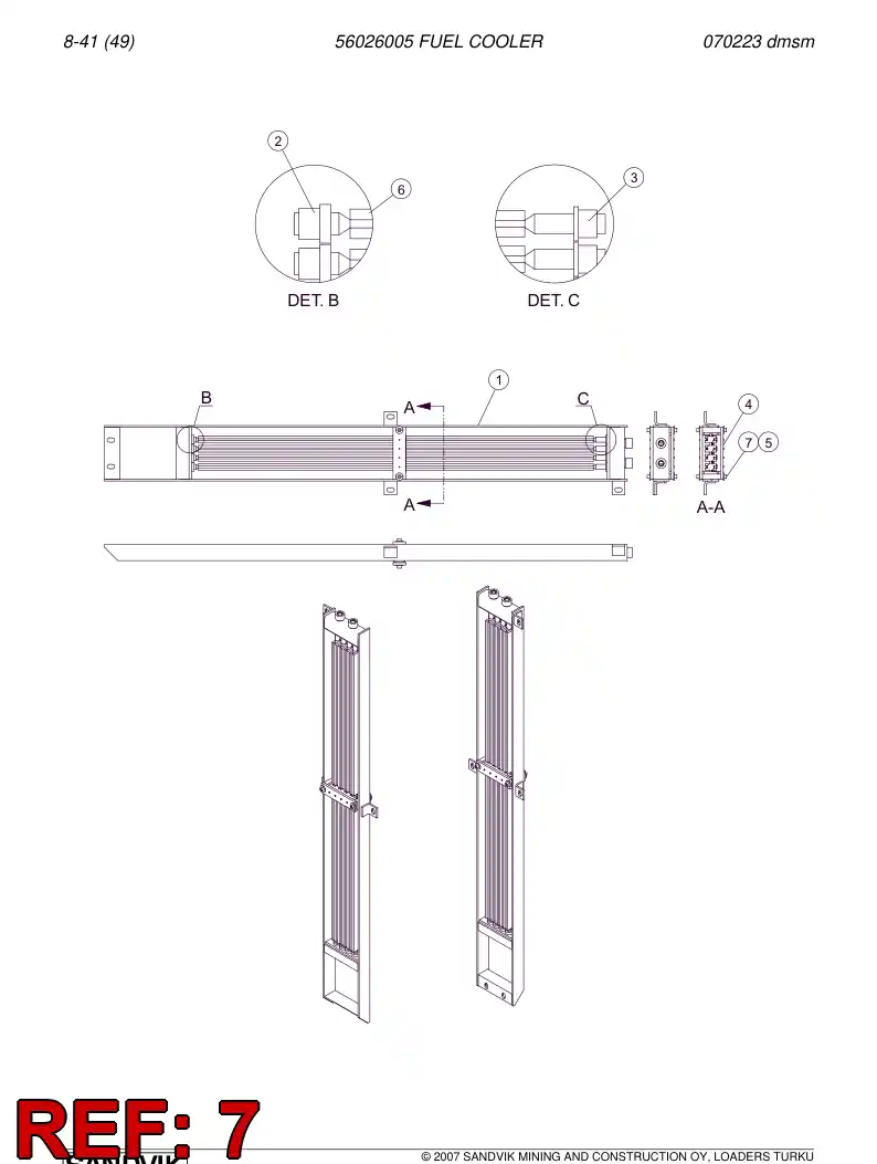 04790399 047 903 99 Screw - Sandvik Technical Drawing