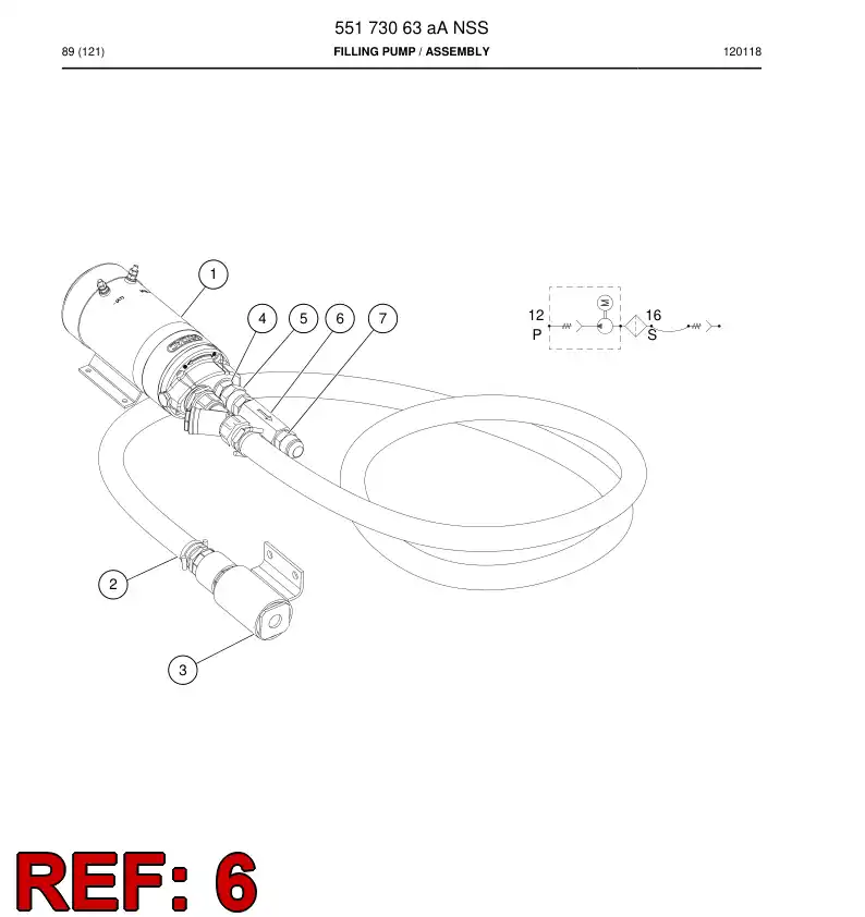 04790583 047 905 83 Check valve - Sandvik Technical Drawing