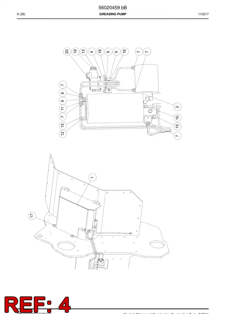 04791332 047 913 32 Plate, Base - Sandvik Technical Drawing