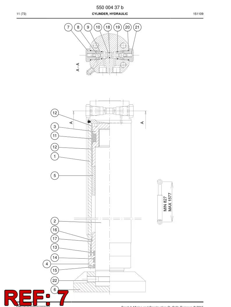 04828688e 048 286 88e CONECTOR - Sandvik Technical Drawing
