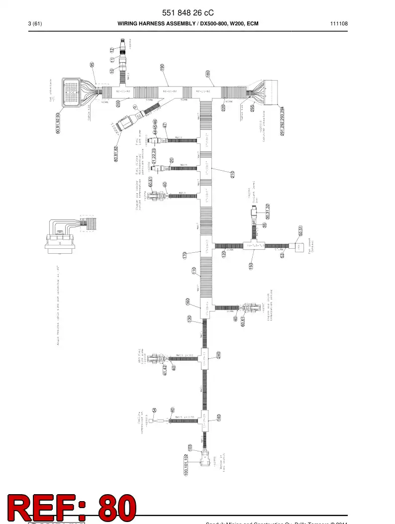 04900630 049 006 30 Connector - Sandvik Technical Drawing