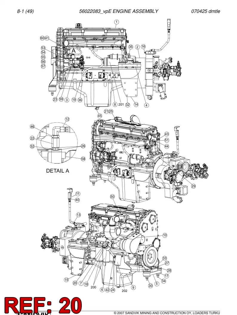 04910093 049 100 93 Lock - Sandvik Technical Drawing