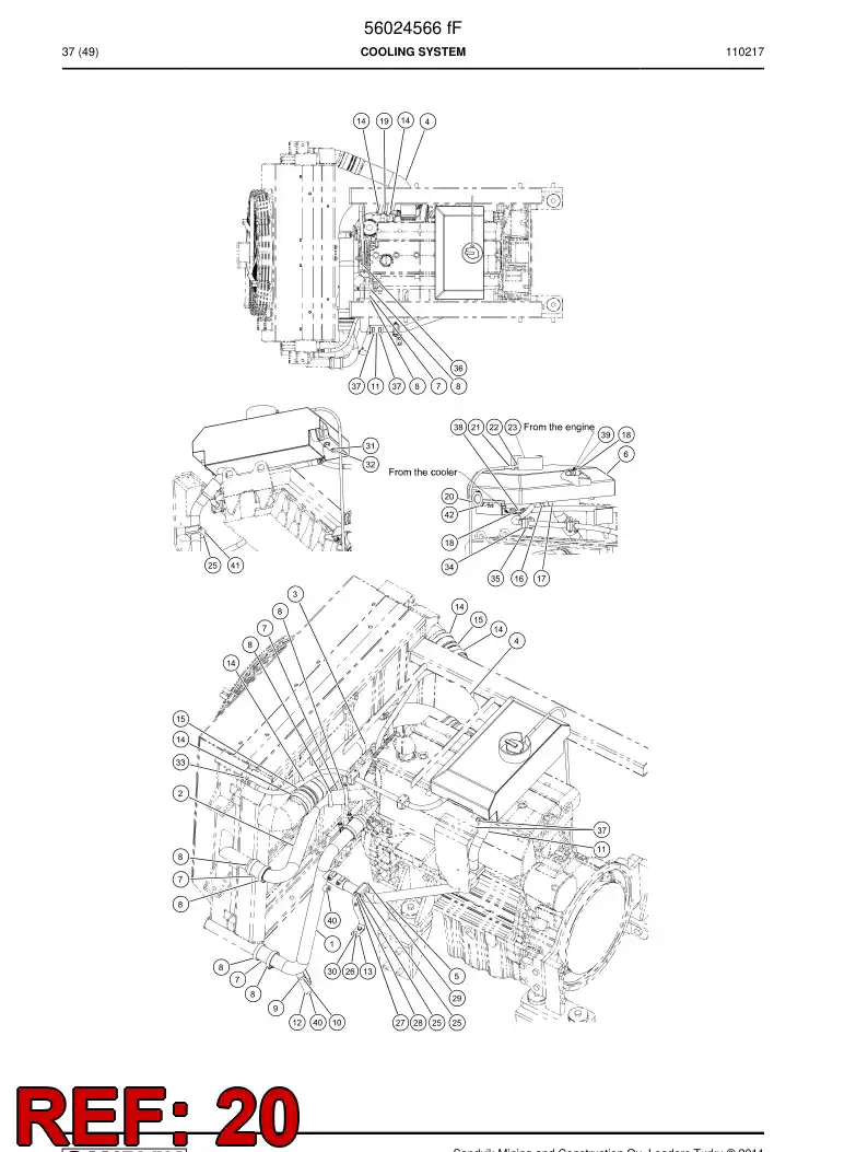 04910135 049 101 35 Sight Glass, Oil - Sandvik Technical Drawing