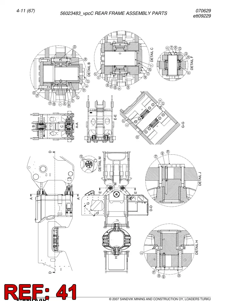 04910156 049 101 56 Plug - Sandvik Technical Drawing