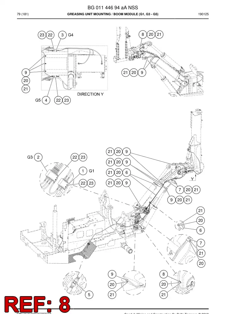 04910275a 049 102 75a Clamp, Pipe - Sandvik Technical Drawing