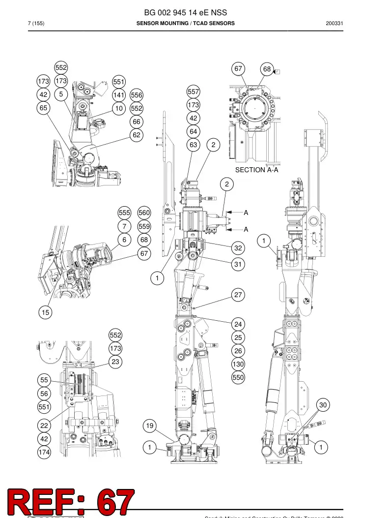 04910300a 049 103 00a Clamp, Hose - Sandvik Technical Drawing