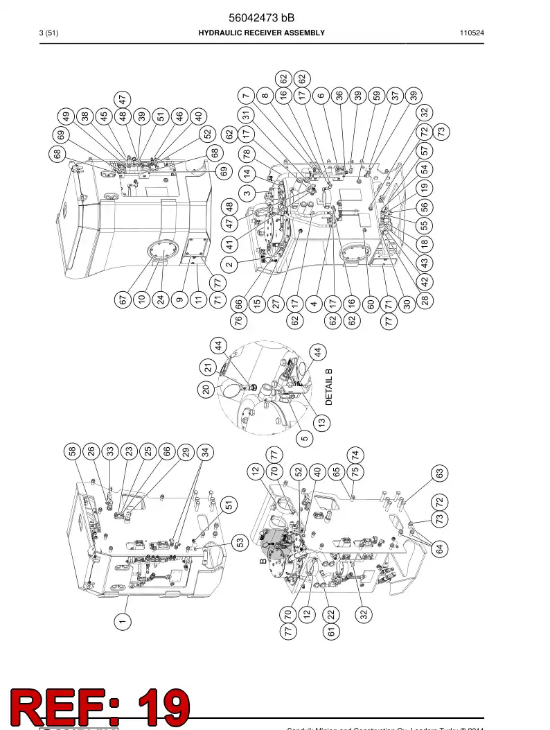04910357 049 103 57 Ball valve - Sandvik Technical Drawing