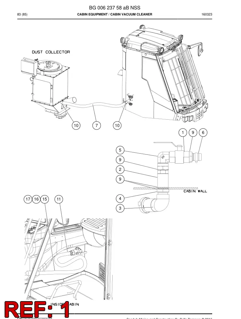 04910358 049 103 58 Valve, Ball - Sandvik Technical Drawing