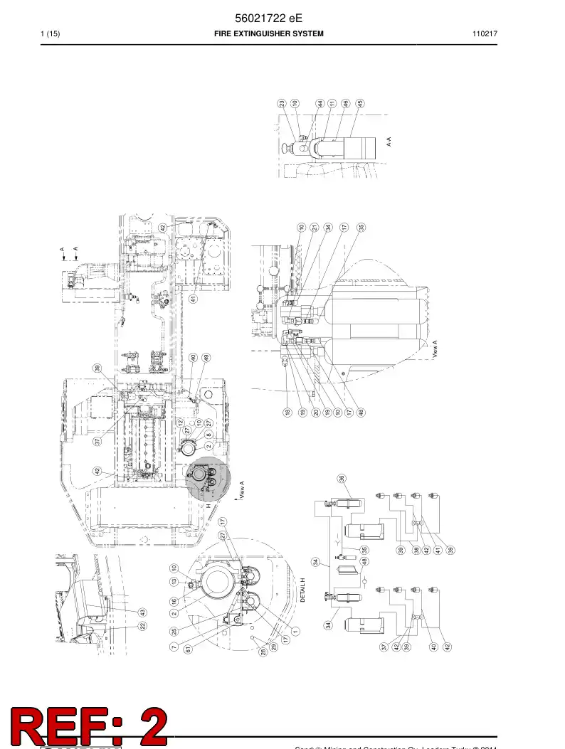 04911018 049 110 18 Tank - Sandvik Technical Drawing