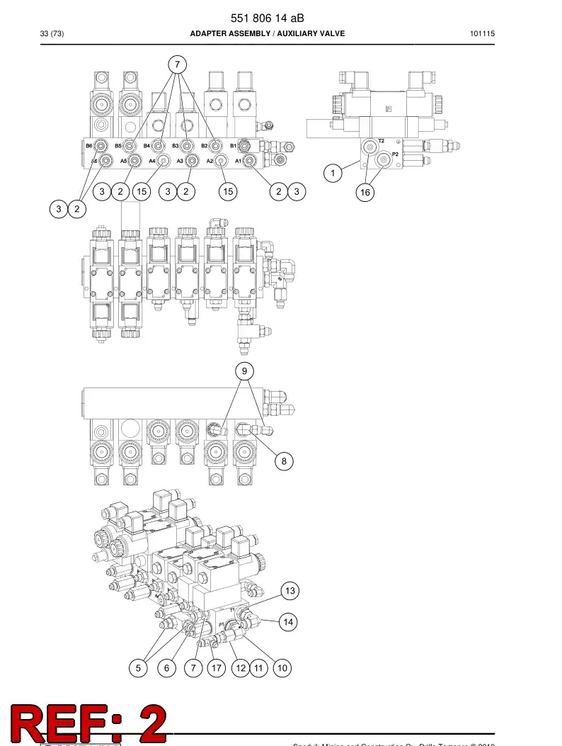 04942978a 049 429 78a Adapter - Sandvik Technical Drawing