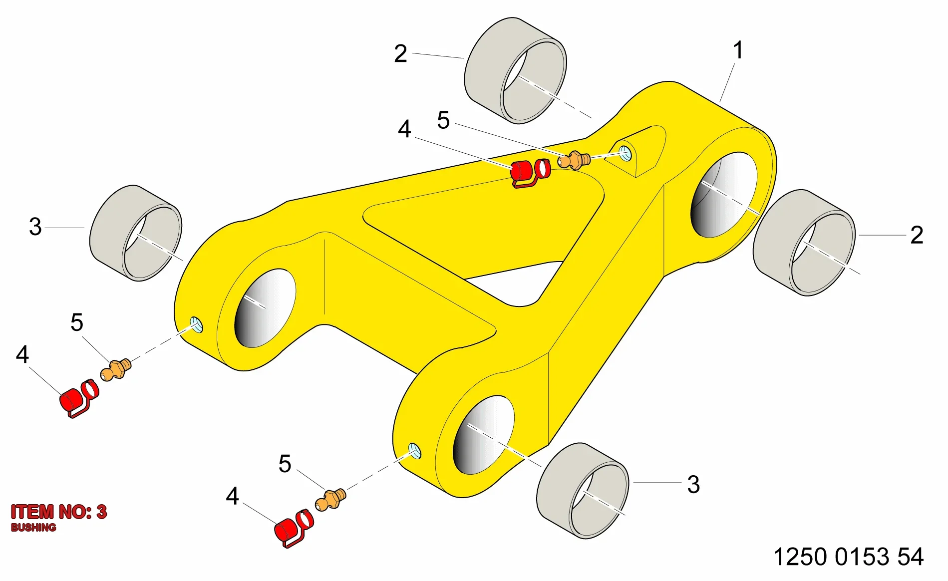 0500 4501 24 BUSHING - Technical Drawing