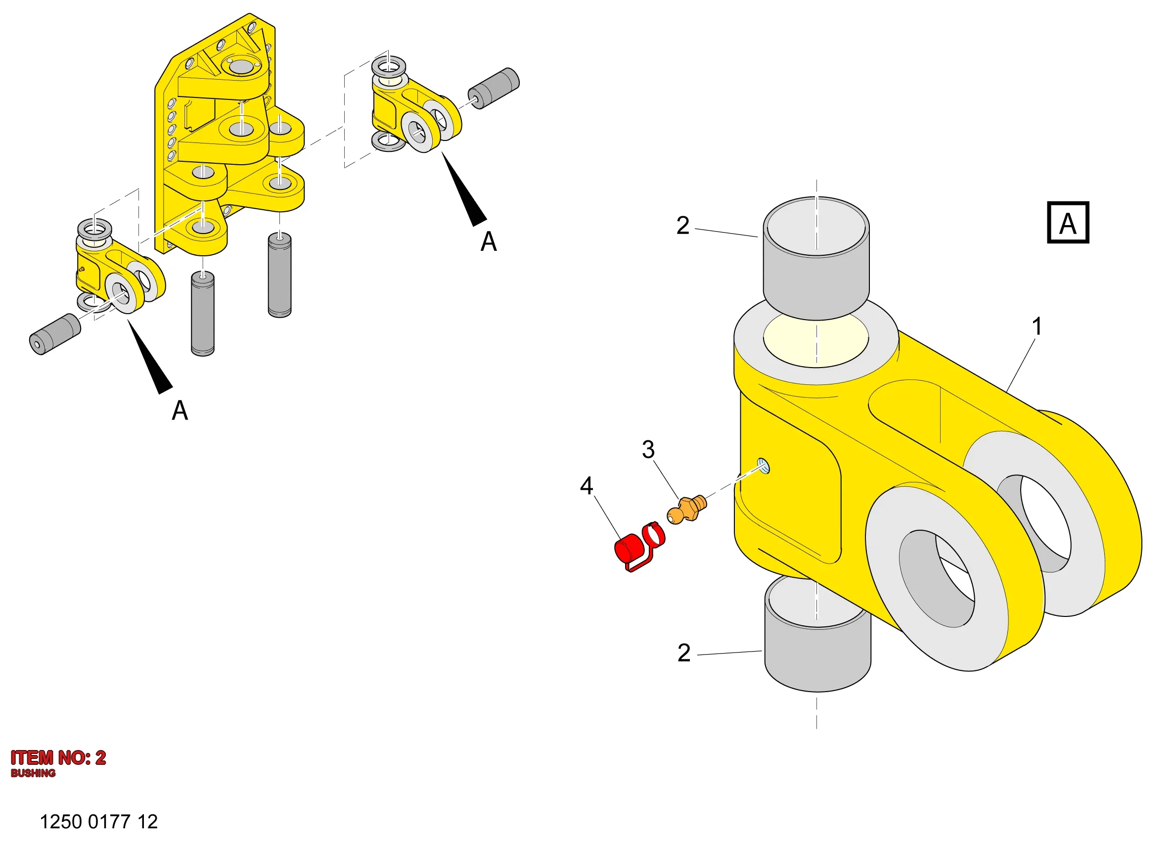 0500 4520 06 BUSHING - Technical Drawing
