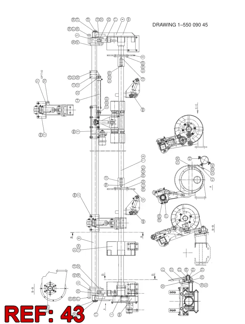 05014008 050 140 08 BRACKET - Sandvik Technical Drawing