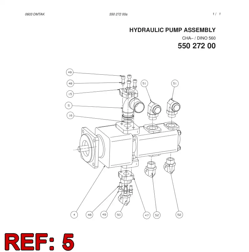05171468 051 714 68 SPLIT FLANGE FITTING - Sandvik Technical Drawing