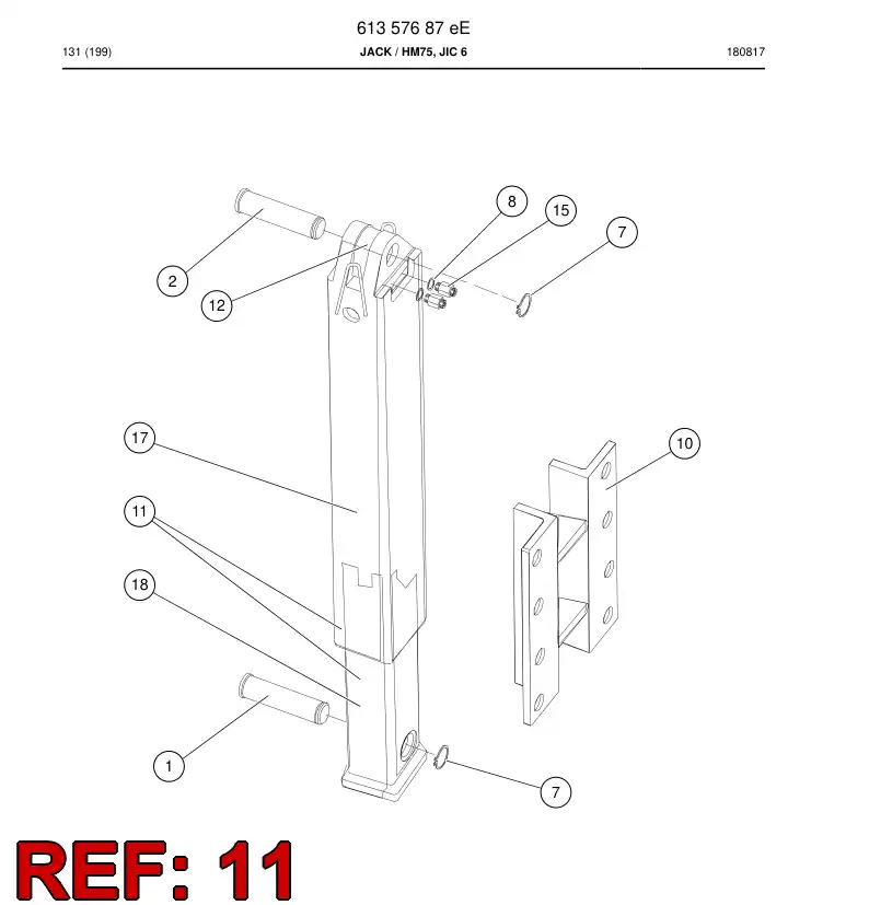 05399818 053 998 18 OUTER AND INNER PIPE - Sandvik Technical Drawing