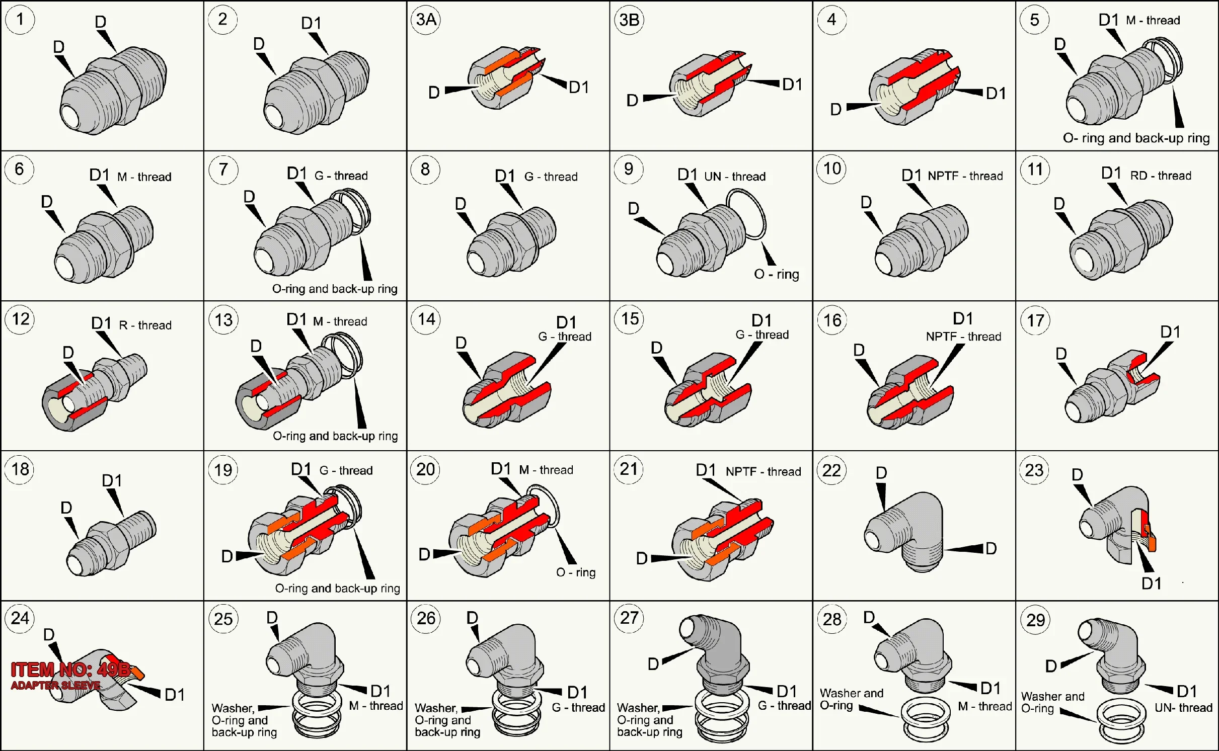 0570 5190 04 ADAPTER SLEEVE - Technical Drawing