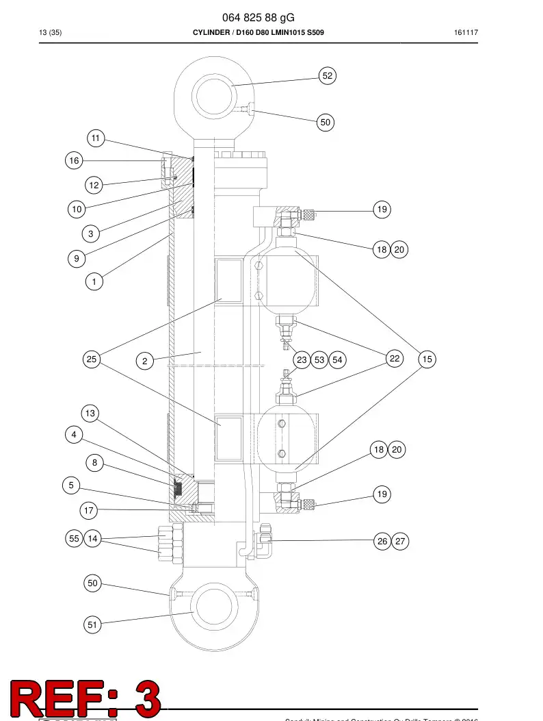 05813228a 058 132 28a Cover, Front - Sandvik Technical Drawing