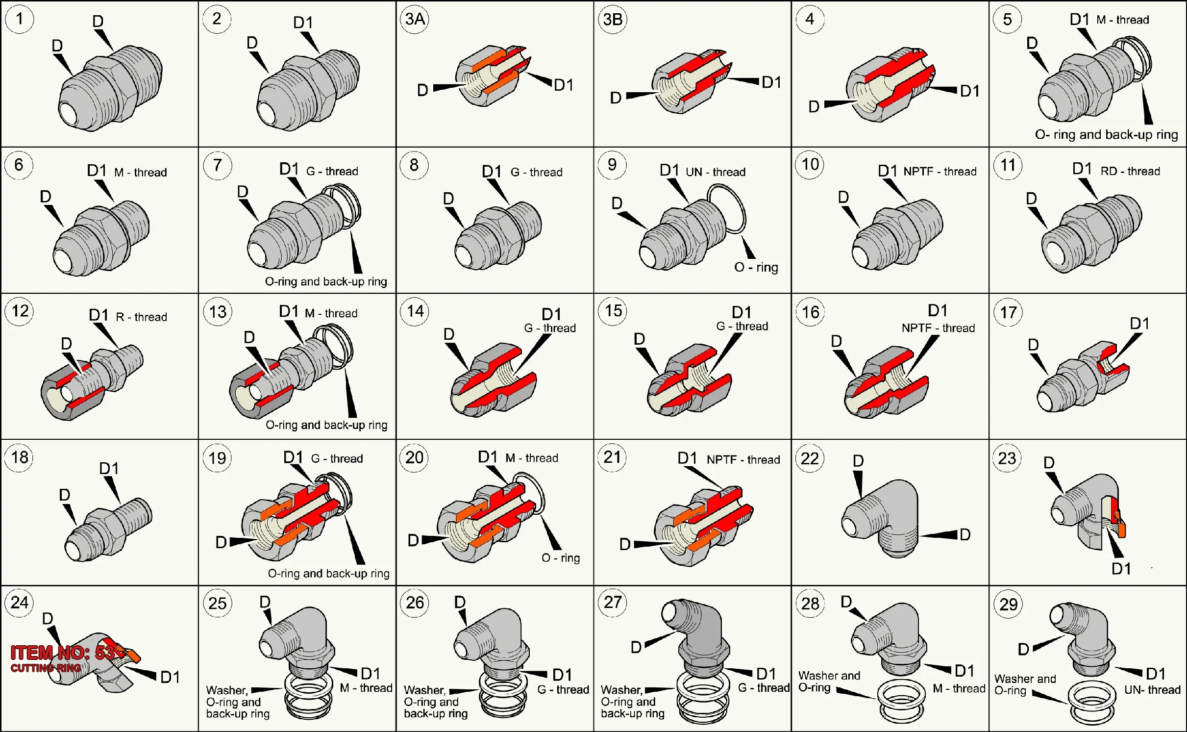 0584 0024 00 CUTTING RING - Technical Drawing