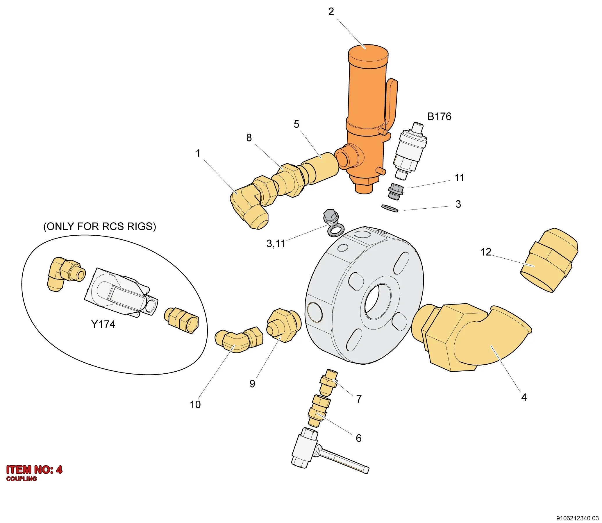 0586 1000 49 COUPLING - Technical Drawing