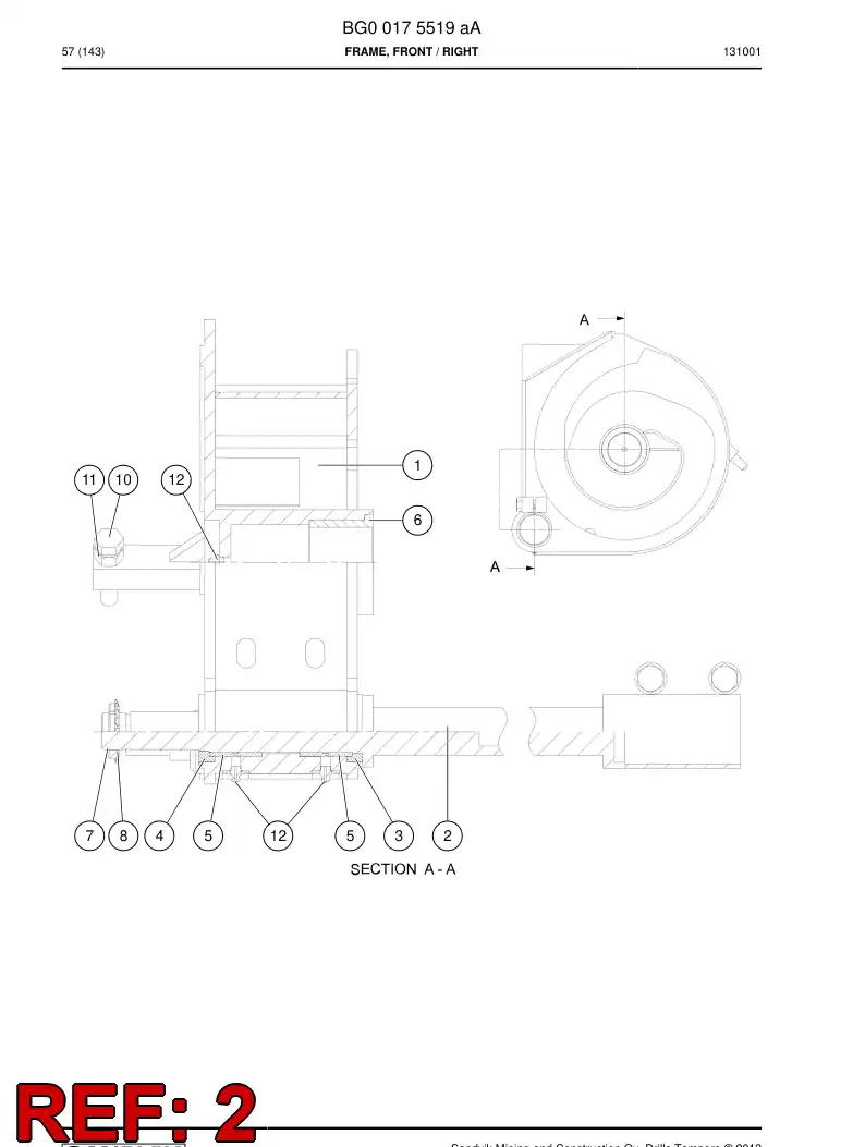 05883218d 058 832 18d Connecting pipe - Sandvik Technical Drawing