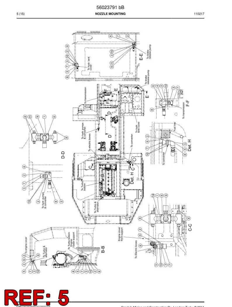 06421383 064 213 83 Connector - Sandvik Technical Drawing