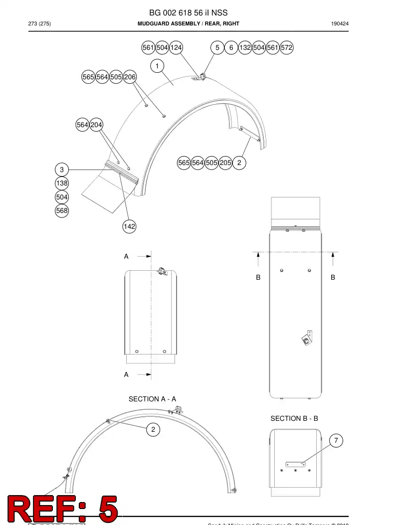 06429003 064 290 03 Clamp, Block, Complete - Sandvik Technical Drawing