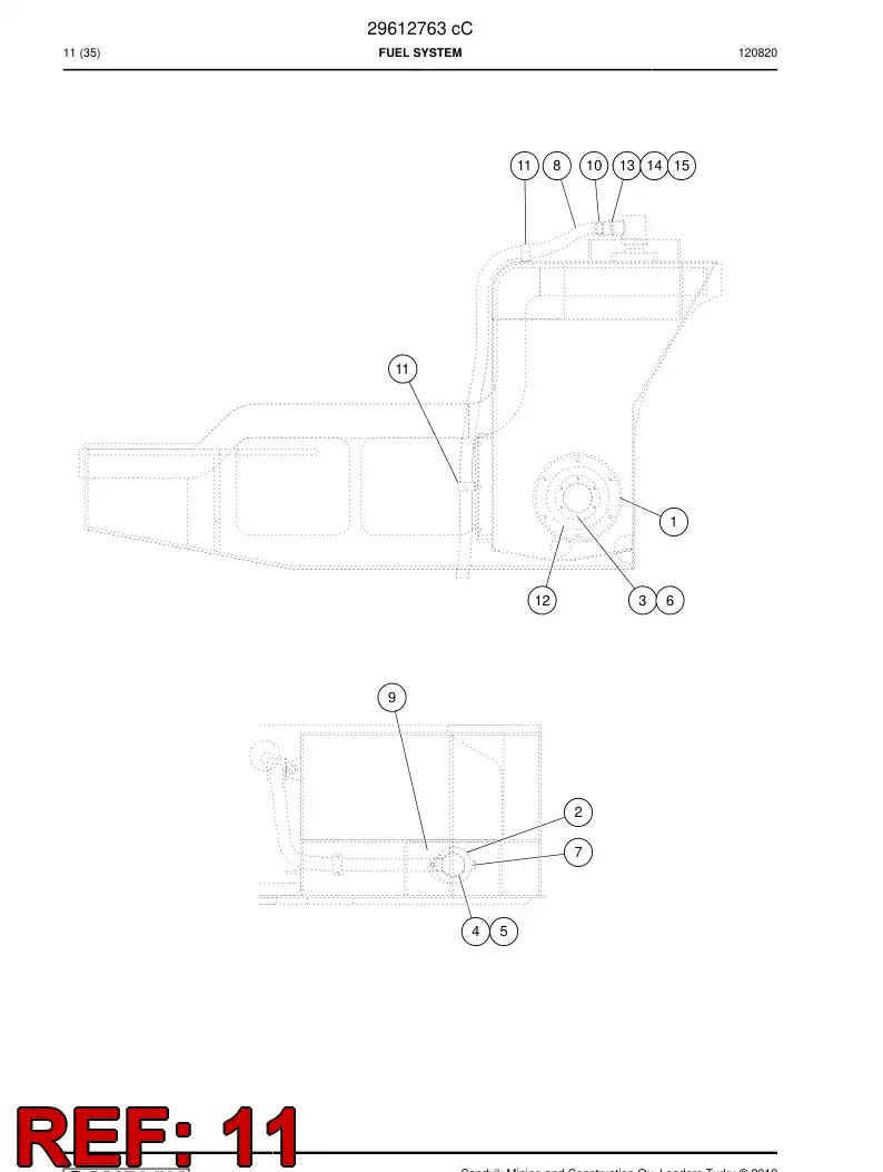 06429014 064 290 14 Pipe clamp - Sandvik Technical Drawing