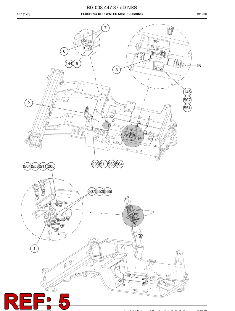 06429016 064 290 16 Clamp, Block - Sandvik Technical Drawing