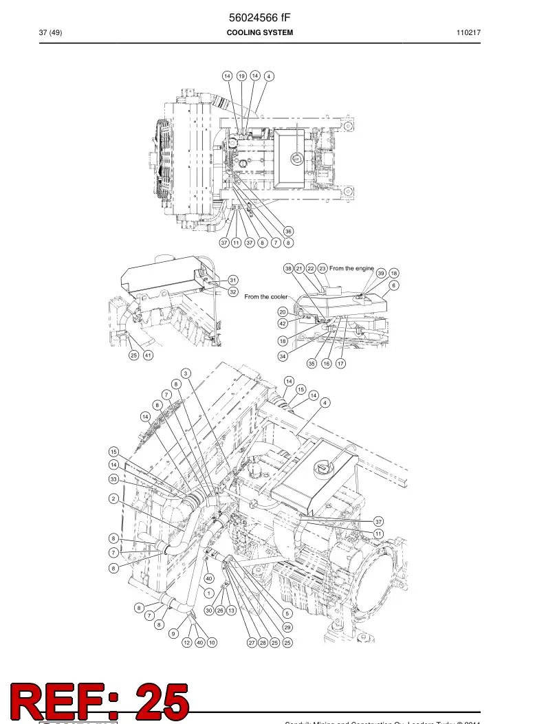 06429036 064 290 36 Clamp, Block - Sandvik Technical Drawing