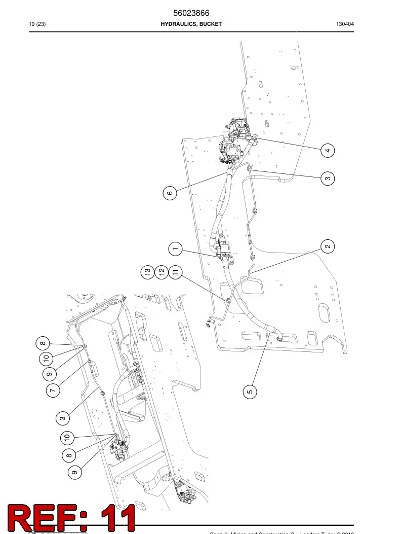 06429204 064 292 04 Clamp, Pipe - Sandvik Technical Drawing