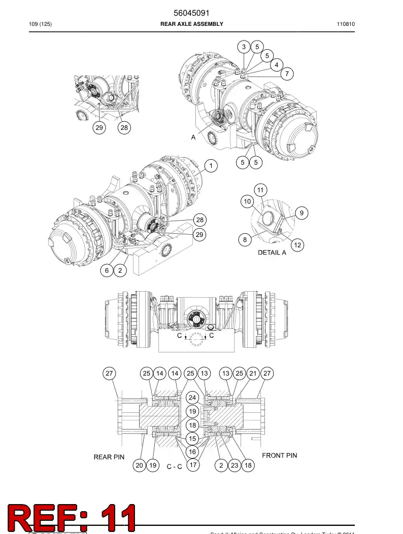 06429600 064 296 00 Fastener - Sandvik Technical Drawing